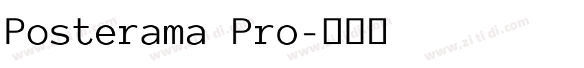 Posterama Pro字体转换